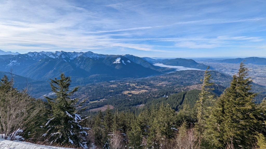 Winter view from Elk Mountain.